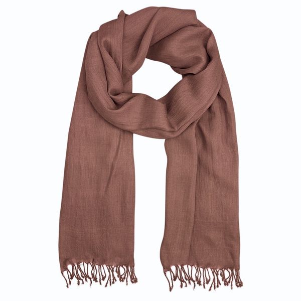 Handloom Bamboo Wrap Scarf - Rosewood