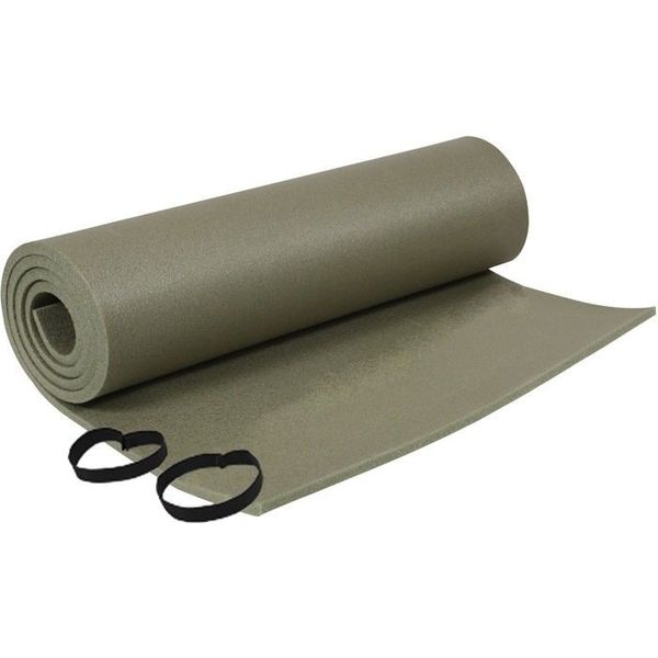 Olive Drab Army Foam Sleeping Pad Floor Mat Camping Exercise Beach Yoga