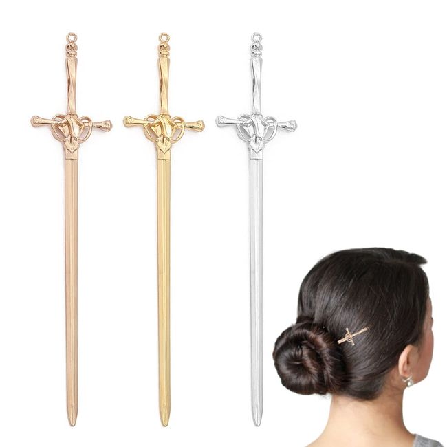 XPEX 3 Stücke Damen Haar Stäbchen, Retro Hair Sticks, Haarstäbchen für Langes Haar, Schön und elegant, hält das Haar fest, geeignet für Haarstyling-Design,für Dekoratives Haar Feste Frisur