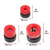 EsiFare Adjustable Drill Bit 0.1 - 0.5 inch (3 - 13 mm) Drill Bit Depth Stop, Drill Bit Limiter, Drill Bit Limiter, Drill Accessory for Carpentry Tools