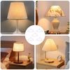 10 PCS E27 to E14 Lamp Shade Conversion Ring, 42mm to 29mm Adapter Ring, Plastic Lamp Holder Converter Reducer Replacement (White)