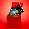 SIKORA INNENGLASMALEREI Weihnachtskugel Glaskugel Motiv Berlin - D:7,5cm