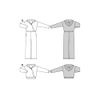 Burda Style Sewing Pattern B5871 Misses' Jumpsuit & Top