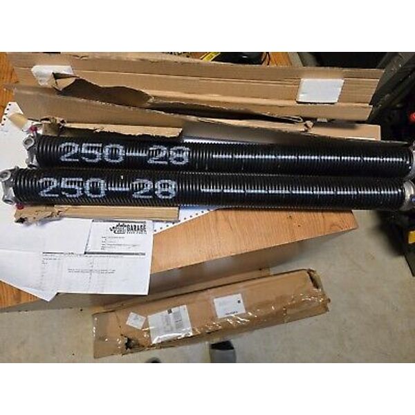 Garage door torsion springs .250 *2"*28"