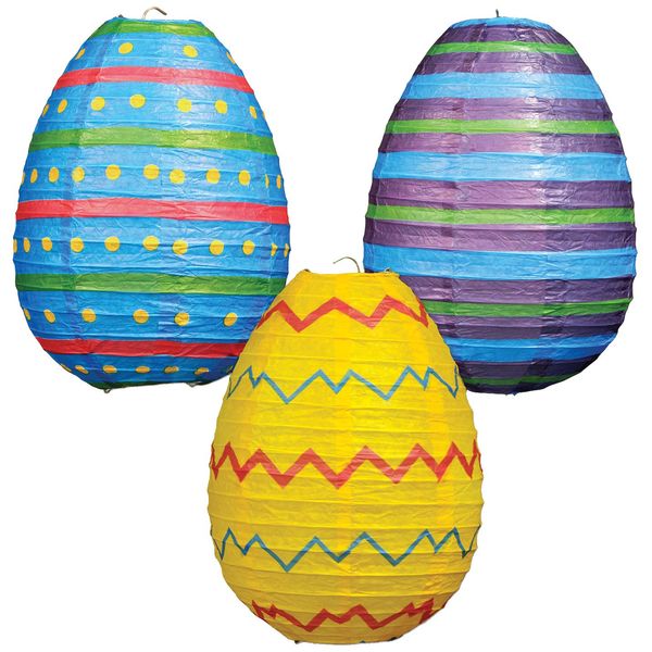 Beistle Easter Egg Paper Lanterns