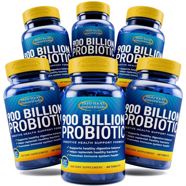 Probiotics for Women and Men - With Natural Lactase Enzyme and Prebiotic Fiber for Digestive Health - 80%+ More Potent Probiotic Supplement for Gut Health Support - Vegan Formula Blend Made in the USA