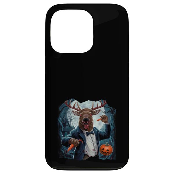 iPhone 13 Pro Cute Spooky Scary Halloween Deer Costume Case