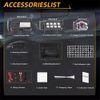 RGB 8 Gang Switch Panel On-Off LED Light Car Switch Panel Circuit Control 12-24V