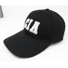 PureHOME ESSENTIALS Embroidered CSI & CIA Black Baseball Caps (CSI)