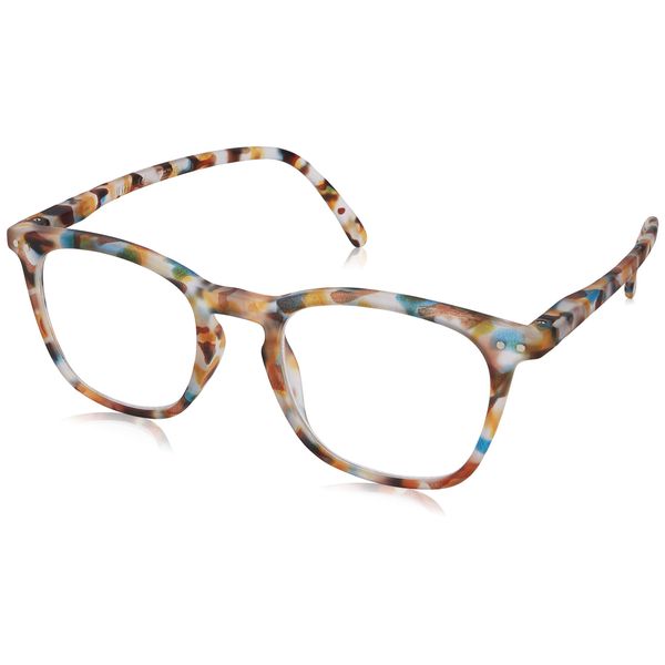 [イジピジ] リーディンググラス +2.5#E-BLUE TORTOISE