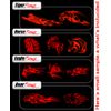 ANIMAL FLAMES CLIPART-VINYL CUTTER PLOTTER IMAGES-EPS VECTOR CLIP ART CD
