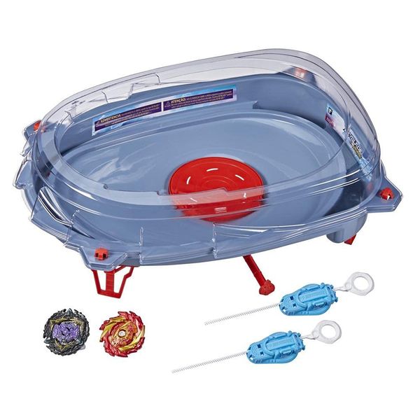 Beyblade Burst Surge Speedstorm Motor Strike Battle Set Game -- Motorized Beystadium, 2 Toy Tops and 2 Launchers