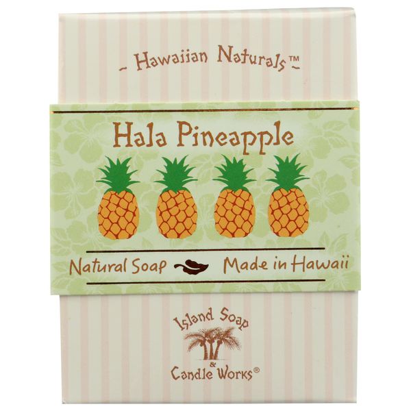 Island Soap & Candle Works Hawaiian Natural Soap Hala Pineapple