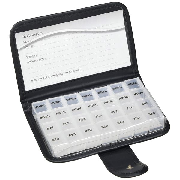 NRS Healthcare Tabtime Pill/Tablet Container Wallet