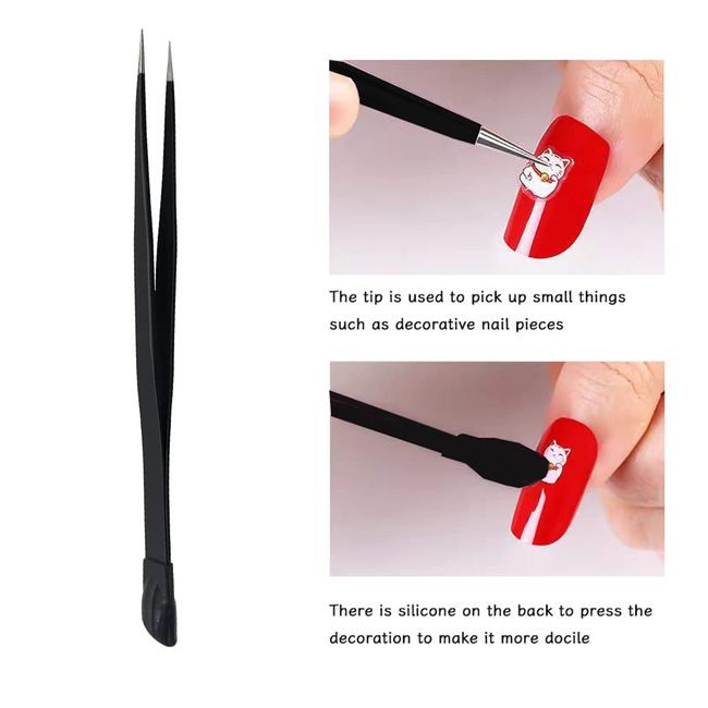 Sticker Tweezers w/ Silicon Tool