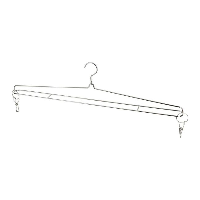 Pearl Metal HB-6239 Laundry Drying Hanger, Bath Towel, Stainless Steel, Metalia