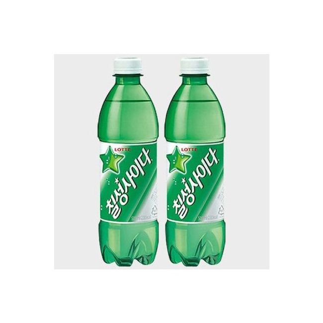 Chilsung Cider 500ml (for business use) Soda Beverage PET