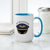 CafePress Your Captain Mugs 15 oz (444 ml) Ceramic Coffee Mug