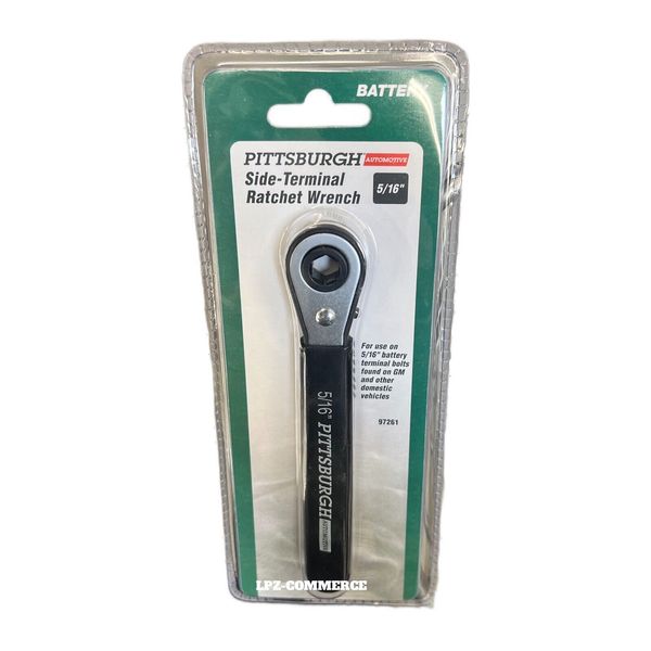 Central Purchasing 5/16 Inch Side Terminal Battery Reversible Ratchet Wrench Chr