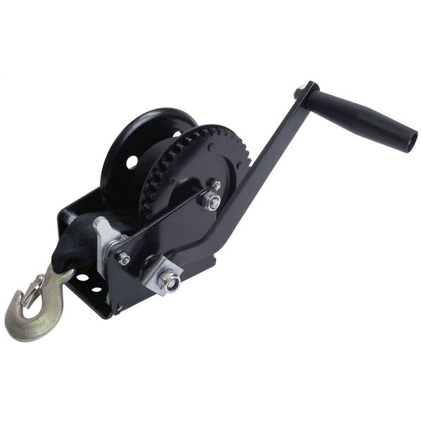 Attwood 11149-4 Single Drive Boat Trailer Winch, 1,200 lb Load Capacity