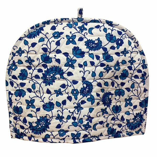 AUNERCART Blue Cotton Mandala Tea Cozy Tea Cozies Tea Pot Cover