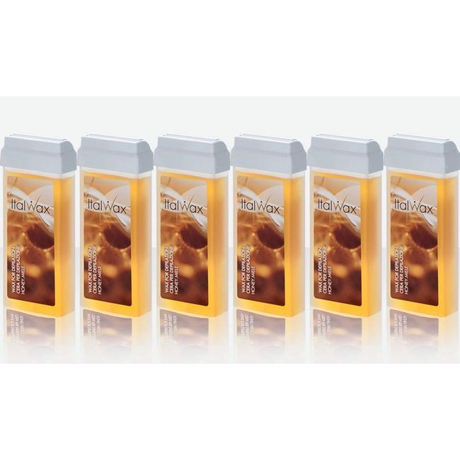 ITALWAX Classic Roll-on Wax Cartridge 100ml - Honey (6)