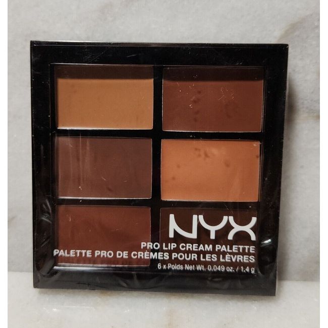 1-NYX PRO Lip Cream Palette #PLC02 The Nudes / Les Nus.