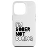 iPhone 13 Pro I'm Sober Not Boring Alcoholics AA Anonymous Alcohol Free Case
