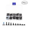 Create Idea 200pcs Mini Micro Momentary Tactile Push Button Switch Assortment Kit with Case for Television Audio Equipment