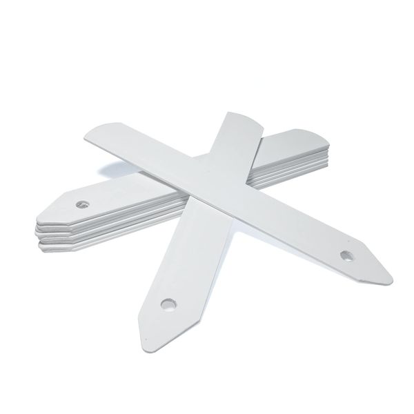 Elixir Gardens 4" (10cm) White Stick in Plastic Plant & Flower Labels | x 2000
