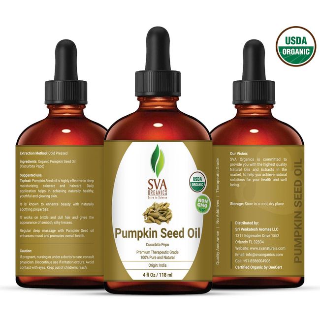 Pumpkin Seed Oil (Organic), Aroma Tierra