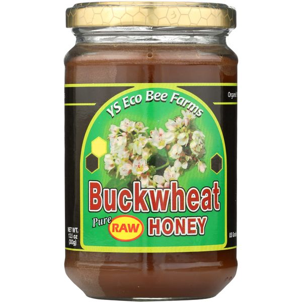 YS BEE FARMS Raw Buckwheat Honey, 13.5 OZ