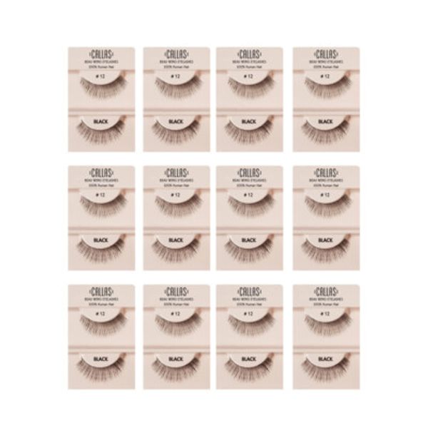 Callas Beau Wing Eyelashes #12 1pair x 12sets