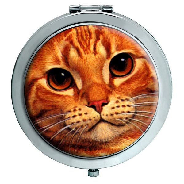 Cat Face Compact Mirror