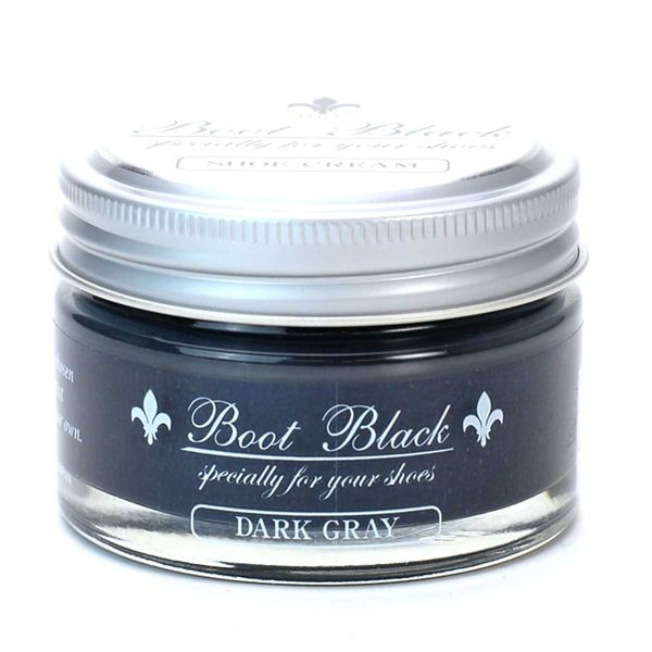 Columbus Boot Black Silver Line Shoe Cream (Dark Gray), gray (dark gray)