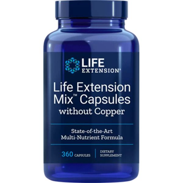 Life Extension Mix Capsules Without Copper 360 capsules