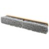 PRO SOURCE Fine-Sweep Push Broom Head with Threaded Wood Block: 18 inch Wide