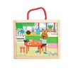 Vilac 2643 House Wooden Puzzle, Multi-Color