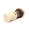 Edwin Jagger Shaving Brush L Synthetic Silver Tip Fibre Ivory