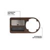 Corby Buckingham Compact Welcome Tray Only (Dark Wood)