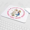 CafePress Six Impossible Things Before Breakfast Mousepad Non-slip Rubber Gaming Mousepad