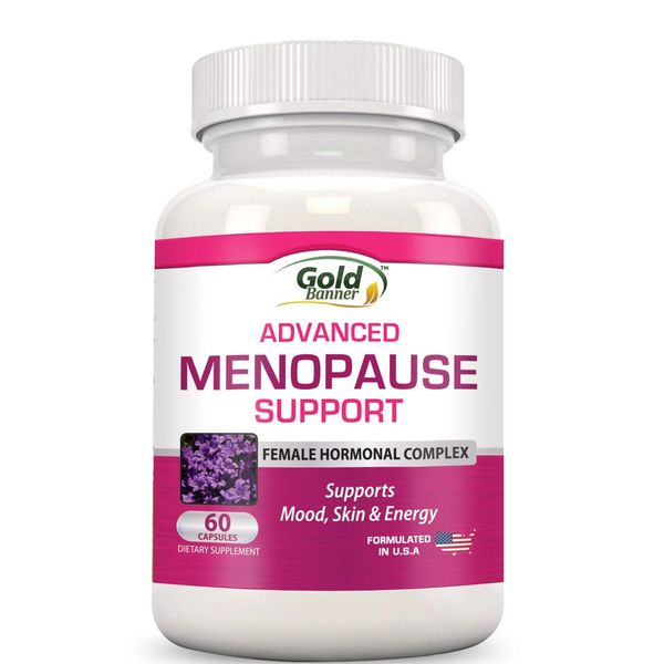 Advanced Menopause Support - Natural Female Hormonal Complex for Hot Flashes,