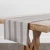 Harrison Cropper Winterfell Ticking Stripe Table Runner (Sand)