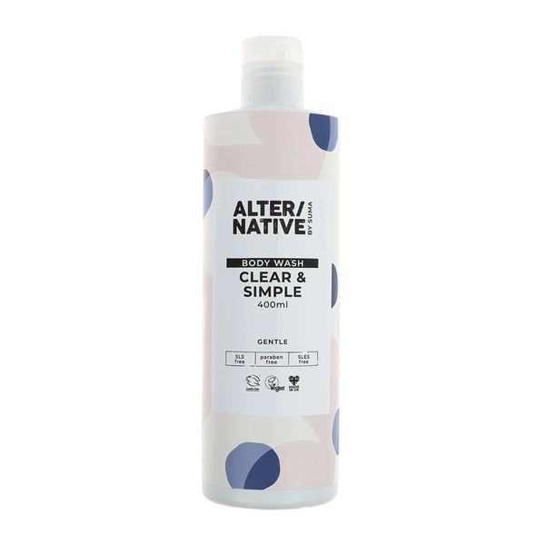 Alter/native By Suma | Clear & Simple Body Wash | 1 x 400ml
