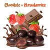 Dark Chocolate Covered Dried Strawberries by It's Delish, 5 Lbs