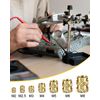 Caianwin 50PCS Thread Insert M2 Brass Heat Set Insert for for Plastic and 3D Printing Components - Brass Metric Knurled Nuts