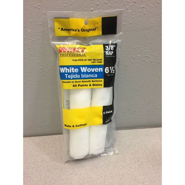 Whizz Woven 6.5 in. W x 3/8 in. Mini Paint Roller Cover 2 pk