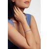 Ted Baker Dotett Dotty Bangle Bracelet For Women (Silver Tone/Plain Metal)