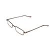 KoKoBin Metal frame Reading Glasses Portable Spring Hinge Reading Unisex reader with glasses case(Brown，+3.5