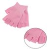 SUPVOX Finger Touch Screen Gloves Gel Heals Dry Skin and Cracked Hands Fingerless Moisturizing Gloves (Pink)
